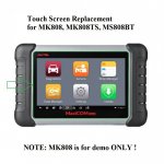 Touch Screen Digitizer Replacement for Autel MaxiCOM MK808 TS BT